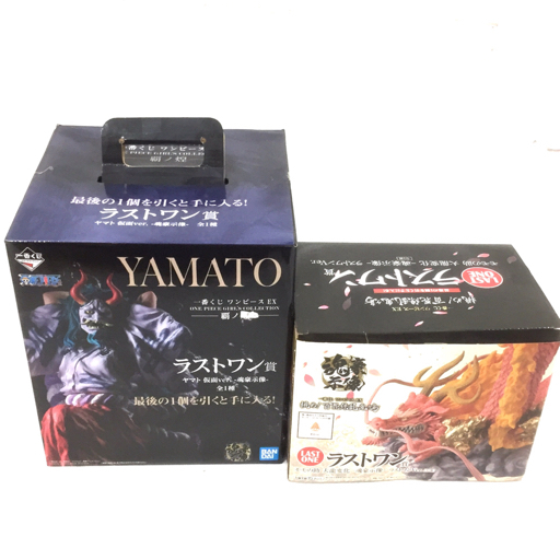 一番くじ ワンピース EX 覇ノ煌 ラストワン賞 ヤマト 仮面ver. 魂豪示像 フィギュア 他 モモの助 含 計2点